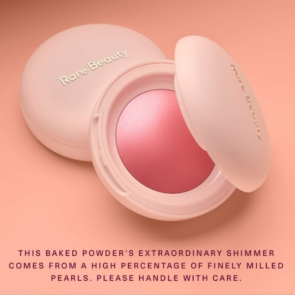 Rare Beauty Soft Pinch Luminous Powder Blush: Happy (Cool Pink), .098oz, NIB - Picture 5 of 8